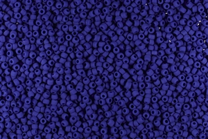 11/0 Matsuno Japanese Seed Beads - Cobalt Blue Opaque Matte #414F