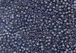 11/0 Matsuno Japanese Seed Beads - Blueberry Frosted Stardust #F323A