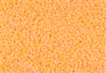 11/0 Matsuno Japanese Seed Beads - Opaque Electric Mango Sorbet Frosted #F449J