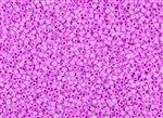 11/0 Matsuno Japanese Seed Beads - Opaque Electric Orchid Frosted #F449S