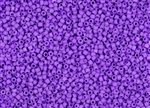 15/0 Matsuno Japanese Seed Beads - Opaque Violet Frosted #F437A