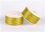 Nylon Nymo Beading Thread 64 Yard Bobbin Size D - 10 - BRASS / OLD GOLD