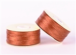 Nylon Nymo Beading Thread 64 Yard Bobbin Size D - 36 - COPPER