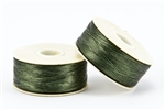 Nylon Nymo Beading Thread 64 Yard Bobbin Size D - OLIVE