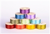 10 x Nylon Nymo Beading Thread 64 Yard Assorted Bobbins Size D - RAINBOW MIX