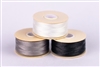 3 x Nylon Nymo Beading Thread 64 Yard Assorted Bobbins Size D - WHITE GREY BLACK MIX