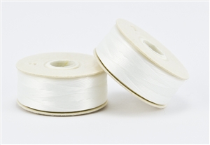 Nylon Nymo Beading Thread 64 Yard Bobbin Size D - WHITE