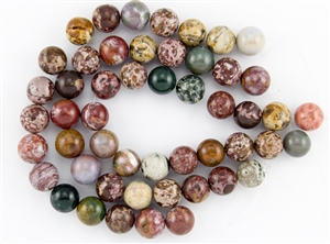 12mm Natural Ocean Jasper Gemstone Round Beads