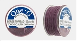 TOHO One-G Nylon Beading Thread 50 Yard Spool Bobbin Size B - MAUVE