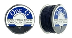 TOHO One-G Nylon Beading Thread 50 Yard Spool Bobbin Size B - NAVY BLUE