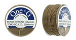 TOHO One-G Nylon Beading Thread 50 Yard Spool Bobbin Size B - SAND ASH