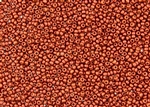 8/0 Czech Seed Beads - Lava Red Metallic Matte