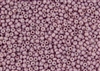 8/0 Czech Seed Beads - Opaque Pink Lilac Luster