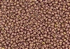 8/0 Czech Seed Beads - Opaque Rose Gold Topaz Luster