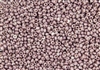 8/0 Czech Seed Beads - Pink Moon Dust Gold Topaz Luster