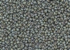 8/0 Czech Seed Beads - Dusty Soft Blue Picasso Luster