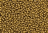 11/0 Czech Seed Beads - Goldenrod Metallic Matte