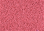 11/0 Czech Preciosa Seed Beads - Opaque Pink Coral Solgel #3693