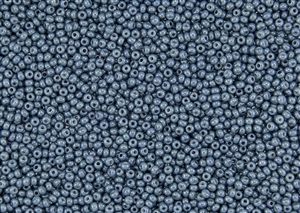 11/0 Czech Seed Beads - Opaque Blue Luster