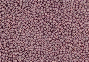 11/0 Czech Seed Beads - Opaque Pink Lilac Luster