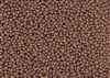 11/0 Czech Seed Beads - Opaque Rose Gold Topaz Luster