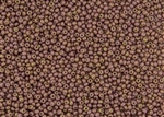 11/0 Czech Seed Beads - Opaque Rose Gold Topaz Luster