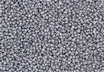 11/0 Czech Seed Beads - Ancient Dusty Blue Moon Dust Luster