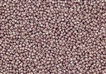 11/0 Czech Seed Beads - Pink Moon Dust Gold Topaz Luster