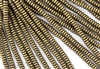 6mm Czech Glass Spacer Beads Rondelles - Dark Antique Gold Metallic Suede