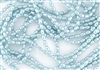 Glass Rice Pearl Beads 6x4mm - Baby Blue