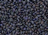 SuperDuo 2/5mm Two Hole Czech Glass Seed Beads - Blue Dark Travertine Picasso SD708