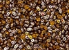 SuperDuo 2/5mm Two Hole Czech Glass Seed Beads - Topaz Apollo Gold SD740