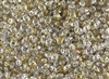 SuperDuo 2/5mm Two Hole Czech Glass Seed Beads - Twilight Crystal SD814