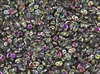 SuperDuo 2/5mm Two Hole Czech Glass Seed Beads - Crystal Vitral SD823