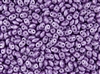 SuperDuo 2/5mm Two Hole Czech Glass Seed Beads - Pearlescent Lilac SD830