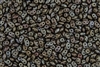 SuperDuo 2/5mm Two Hole Czech Glass Seed Beads - Antique Brass and Bronze Metallic Matte SD841