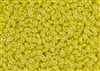 SuperDuo 2/5mm Two Hole Czech Glass Seed Beads - Opaque Yellow Luster SD845