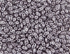 SuperDuo 2/5mm Two Hole Czech Glass Seed Beads - Opaque Purple Luster SD846