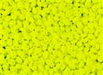 SuperDuo 2/5mm Two Hole Czech Glass Seed Beads - Bright Neon Yellow Matte SD886