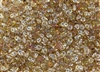 SuperDuo 2/5mm Two Hole Czech Glass Seed Beads - Crystal Celsian SD910
