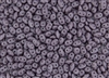 SuperDuo 2/5mm Two Hole Czech Glass Seed Beads - Opaque Amethyst SD915