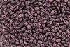 SuperDuo 2/5mm Two Hole Czech Glass Seed Beads - Pink Olive Polychrome SD947