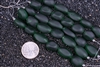 Strand of Sea Glass Nugget Beads - Shamrock Green