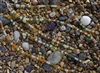 Strand of Sea Glass 4mm Round Beads - Irish Mix