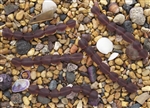 Strand of Sea Glass Small Nugget Beads - Medium Amethyst
