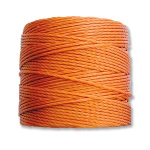 S-Lon (Superlon) Nylon Beading Cord TEX210 - 77 Yards - RUST