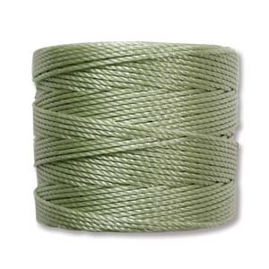 S-Lon (Superlon) Nylon Beading Cord TEX210 - 77 Yards - PERIDOT