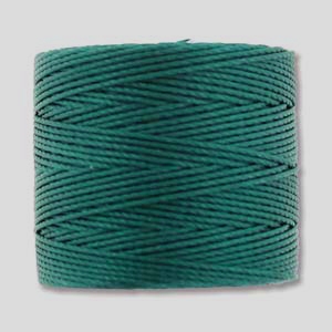 S-Lon (Superlon) Nylon Beading Cord TEX210 - 77 Yards - GREEN BLUE