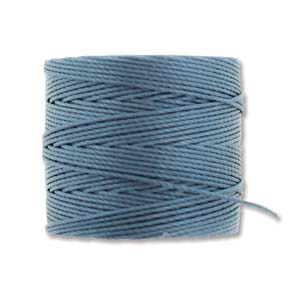 S-Lon (Superlon) Nylon Beading Cord TEX210 - 77 Yards - ICE BLUE