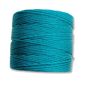 S-Lon (Superlon) Nylon Beading Cord TEX210 - 77 Yards - TEAL